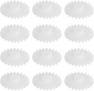 Aicosineg 20Pcs Plastic Gears 24 Teeth Model 242A Reduction Gear Plastic Worm Gears for RC Car Robot Motor