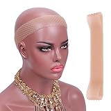 LULALA TOO No-Slip Wig Grip Transparent Silicone Band Comfort Head Hair Band Extra Hold Wig Headband Adjustable Women Hair (Brown（1pack）)