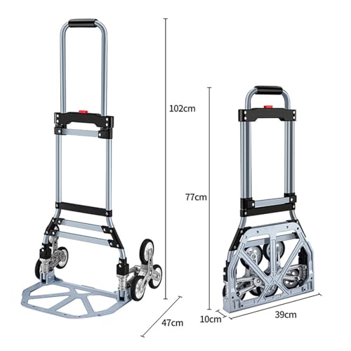 Carretilla plegable de mano con mango telescópico miniatura 3