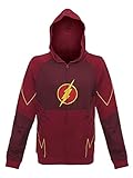 DC Comics The Flash Mens Cosplay Costume Hoodie (Large)