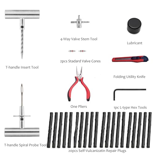 TOURGUARD Flat Tire Repair Kit