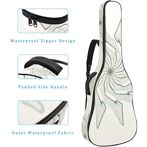 Étui de protection rembourré pour guitare acoustique classique Motif géométrique Multicolore, Multicolore 06, 42.9×16… - Les Beatles, Paul McCartney, John Lennon, RIngo Starr, George Harrison Étui de protection rembourré pour guitare acoustique classique Motif géométrique Multicolore, Multicolore 06, 42.9x16… – Image 5