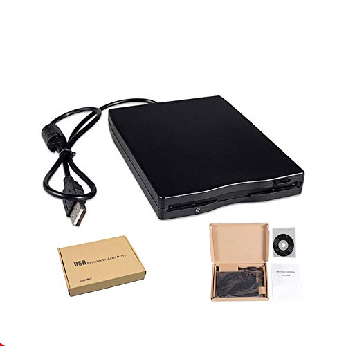Ogquaton FDD portátil USB Floppy Disk 1.44 MB Reader Drive Unidad Externa de Disquete para Mac Windows 10/7/8 / XP Uso 1Pcs
