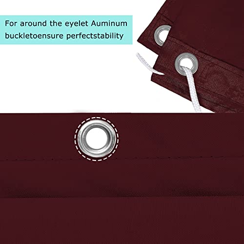 Auvent rectangulaire imperméable pour bloquer la chaleur et les UV du balcon
