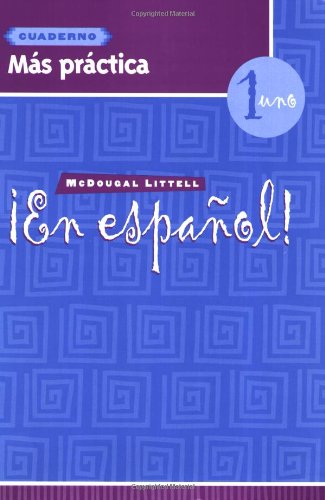 En Espanol: Level 1 Mas Practica Cuaderno (Spanish Edition)