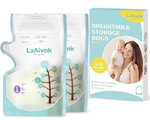 Lxaivnk Muttermilchbeutel 45, 180ml