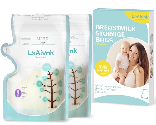 Lxaivnk Muttermilchbeutel 45, 180ml