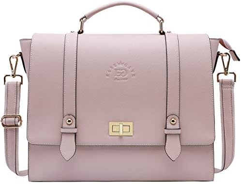 Laptop Bag for Women,17 Inch Laptop Tote Bag for Women Messenger Bag Turn-Lock Flap Design Crossbody Bags for Women Laywer Work Business Travel Bag,Teacher Bag Graduation Gifts