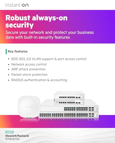 Image of HPE Networking Aruba Instant On Switch 24 Ports Gigabit 4 Ports SFP+ 1930 - JL682A