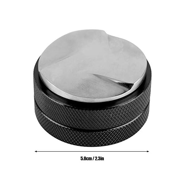 Espresso Tamper, 58 mm Antideslizante de acero inoxidable Smart Coffee Tamper Distribuidor de café Nivelador y base de… - Imagen 6
