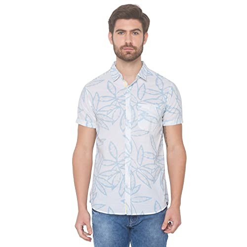 Image of Spykar Men's Checked Slim Fit Shirt