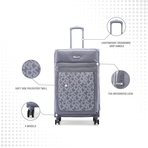 Image of DKNY After Hours Range Grey Color 29 inch Large Trolley