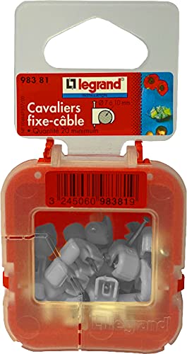 Legrand LEG98366 Cable Guards Flexible Multifix Cable Diameter 710 Grey Set of 100, Gray, 7-10mm - Image 2