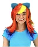 My Little Pony Rainbow Dash Costume Wig with Ears by elope