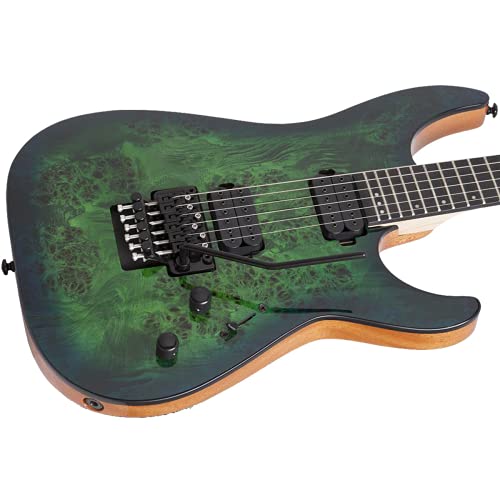 Schecter C-6 PRO FR Floyd Rose – Guitare électrique – Aqua Burst - Les Beatles, Paul McCartney, John Lennon, RIngo Starr, George Harrison Schecter C-6 PRO FR Floyd Rose - Guitare électrique - Aqua Burst – Image 8
