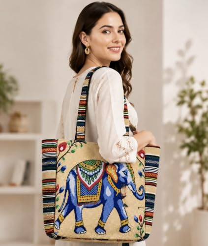 Image of Designer Elephant Handbag for Women Stylish Big Hand Bag for Women Shoulder Hand Bag for Office Use