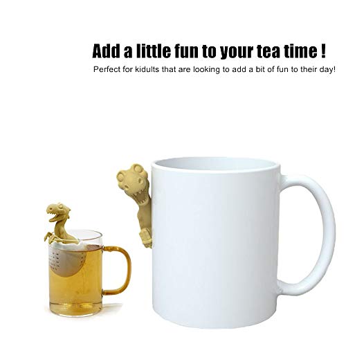 Tea Infuser,Dinosaur & Eggshell Filter Diffuser Loose Tea Silicone Strainer For Different Mugs And Leaves #TOP2