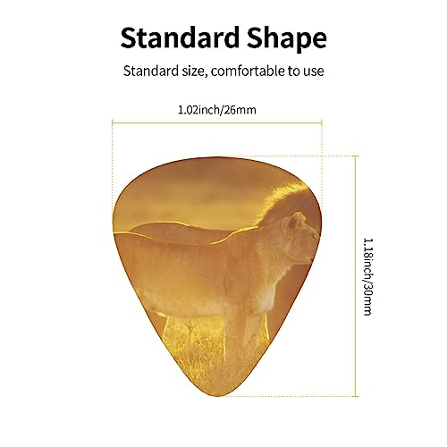 Médiator de guitare avec 12 médiators en forme d’animaux sauvages tendance et durables dans une boîte pour ukulélé guitare électrique basse - Les Beatles, Paul McCartney, John Lennon, RIngo Starr, George Harrison Médiator de guitare avec 12 médiators en forme d'animaux sauvages tendance et durables dans une boîte pour ukulélé guitare électrique basse – Image 5