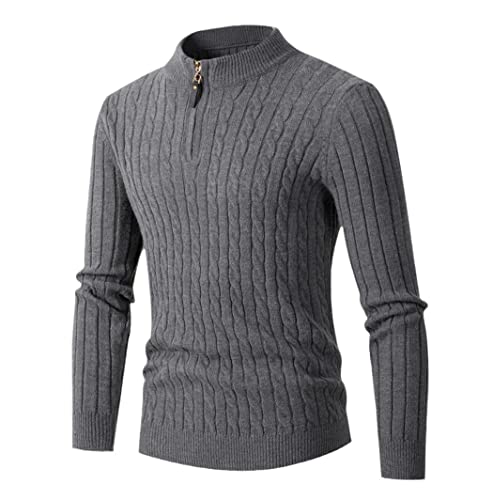 Pull en polaire col roulé en laine tricotée de qualité supérieure
