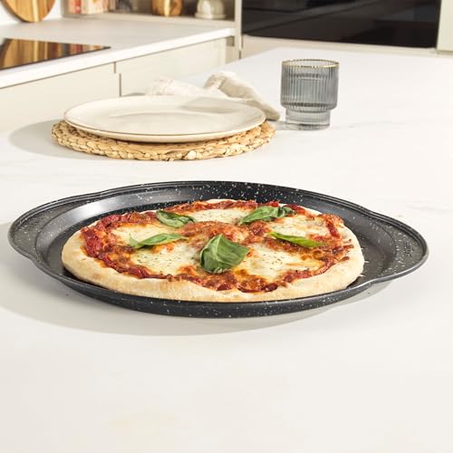 Salter BW12807EU7 Megastone Pizza Pan, 36 cm Non-Stick Perforated Crisper Tray With Handles - Image 3