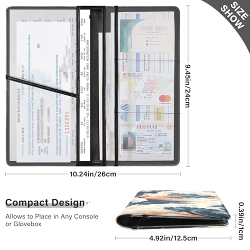 Organizador de Documentos Para Carro miniatura 3