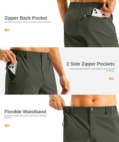 Image of G Gradual Men's Shorts 11 inch Long Golf Lightweight Knee Length Shorts