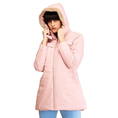 Image of Being Human Red Easy Fit Long Sleeves Detachable Women's Hoodie Clothing