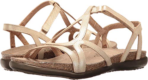 Image of NAOT Footwear Women's Dorith Sandal with Cork Footbed and Arch Support Footbed - Adjustable Sandal With Backstrap - Comfort and Support - Lightweight and Perfect for Travel - Narrow to Medium Fit