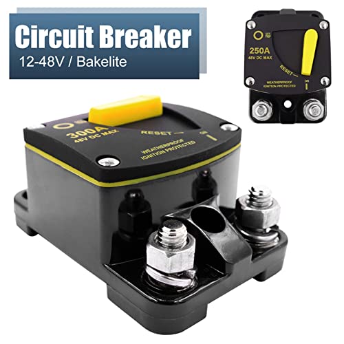 Fusible de réinitialisation étanche 12V-48V avec disjoncteur d'ampli protection auto - 3