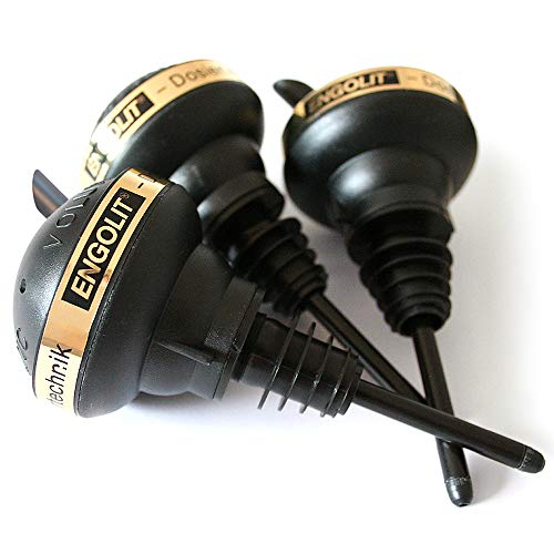 2,5 cl Schnaps Portionierer »Volum-Matic« (3er Pack) ENGOLIT | Made in Germany | ohne erneutes Umschwenken der Flasche | Spirituosen Dosierer