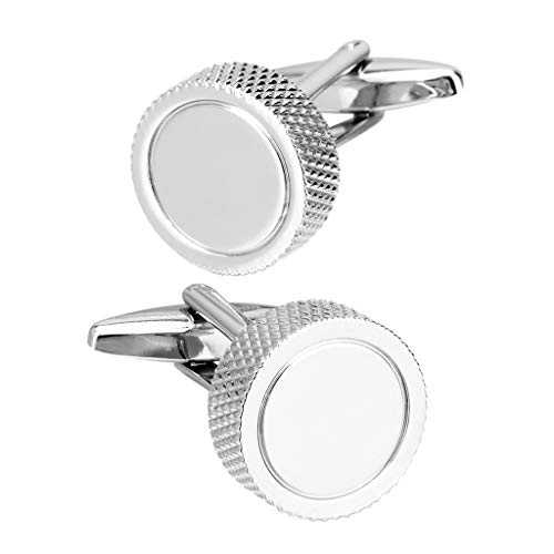 gazechimp Abotoaduras Redondas Elegantes Para Acessórios Masculinos