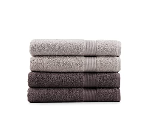Juego de Toallas Hammam (Baño Turco) 4 Toallas de Baño, Algodón Turco