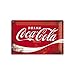 Produktbild Nostalgic-Art Retro Blechschild, 25 x 50 cm, Coca-Cola  Logo Red  Geschenk-Idee für Coke-Fans, aus Metall, Vintage Design