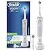 Oral-B Vitality 100 Cepillo De Dientes Eléctrico, 1 Mango Blanco Recargable Con Tecnología De Braun, 1 Cabezal De Recambio CrossAction