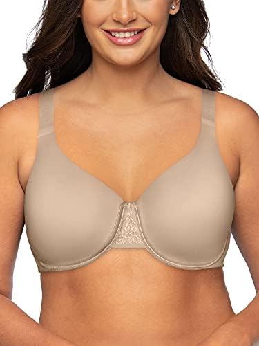 Vanity Fair womens Full Figure Beauty Back Smoothing Bra, Underwire - Beige, 38D US