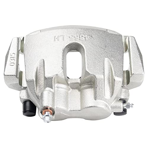 Image of TRQ Front Left Brake Caliper w /Bracket Drivers Side