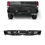 KUAFU Rear Bumper Step Bumper Guard Compatible with 2010-2021 Dodge Ram 2500 3500 w/2 18W LED Lights...