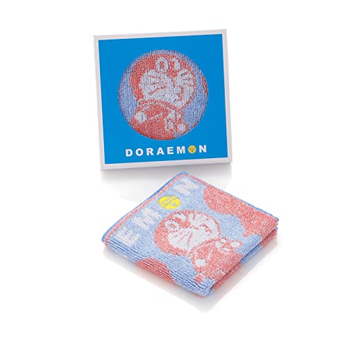 タオル美術館(Towel Museum) ミライ ドラえもん シルエット タオルハンカチ ブルー 約25×25cm 21-2580100