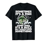 Cool Fishing Design for Men Women Fishing Rod Fish Fisherman T-Shirt