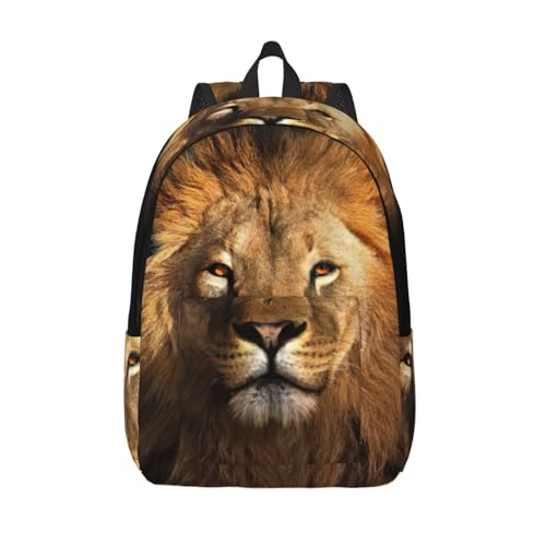 Sac à dos universitaire lion EdWal noir M - Bagage ordinateur voyage