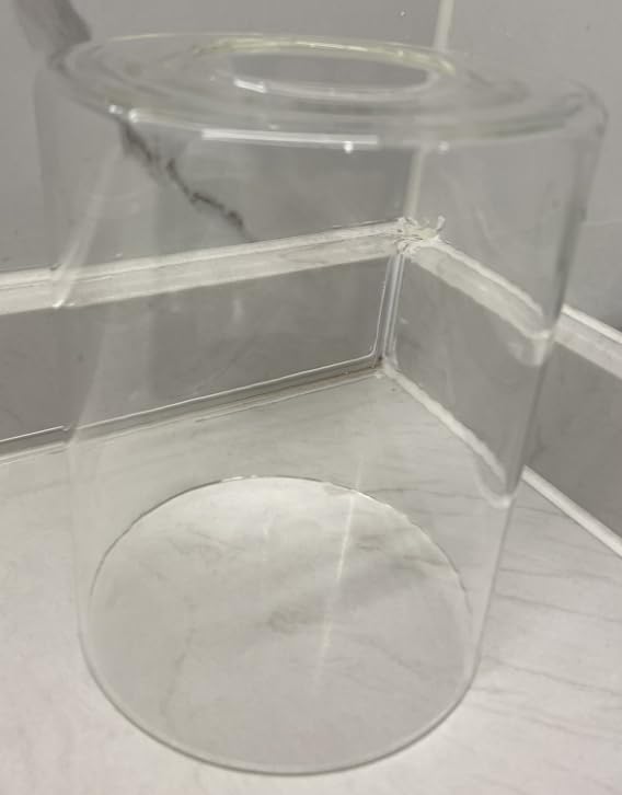 1 Piece Clear Glass Shade for Guliaofo Bathroom Vanity Light, Size: 5.11 x3.93inch
