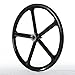 Solomone Cavalli SC Fixed Gear 700c Tri Spoke 5-Spoke Rim Rear Single Speed Fixie Bicycle Wheel