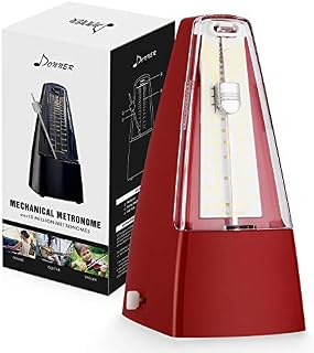 Donner DPM-2 Mechanical Metronome Red for Drum, Piano, Violin and Guitar