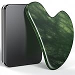 Gua Sha Facial Tools, Natural Jade Stone Guasha Tool for Face Acupuncture Therapy Trigger Point Treatment, Gua Sha Scraping Massage Tool