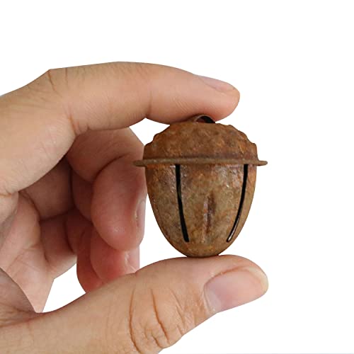 4PCS-Acorn-Shape-Country-Primitive-Craft-Jingle-Bells-Vintage-Style-Rusty-Hanging-Bell-Christmas-Bell-Metal-Door-Bell-for-DIY-Craft-Elephant-Dog-Camel-Offices-Home-Garden-Xmas-Decoration 4PCS Acorn Shape Country Primitive Craft Jingle Bells Vintage Style Rusty Hanging Bell Christmas Bell Metal Door Bell for DIY Craft Elephant Dog Camel Offices Home Garden Xmas Decoration