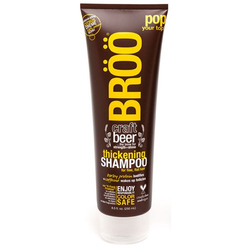 BROO Craft Beer Thickening Shampoo Citrus Creme Scent -- 8.5 fl oz - 2pc