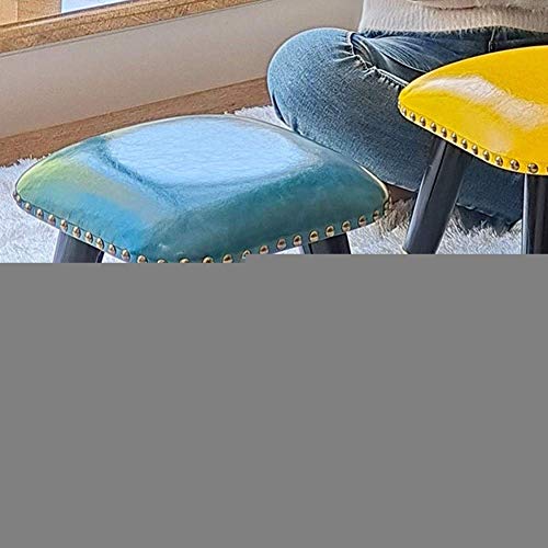 Taburete cuadrado de madera maciza MU con remache de alta resistencia para sofá 6