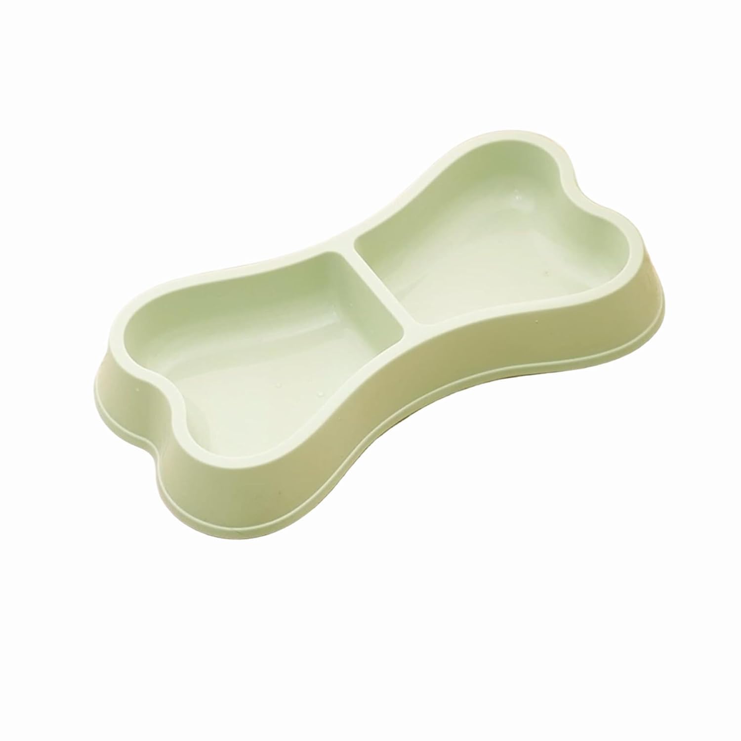 Foodie Puppies 2-in-1 Food and Water Bowl for Cats and Kittens - 350ml Each, (Color May Vary) | Non-Slip, Non-Toxic Pet Feeding Plastic Elevated Design Double Bowl Food & Water Feeder