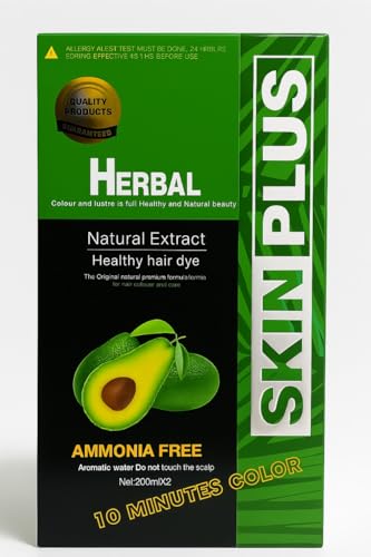 SKINPLUS HERBAL NATURAL EXTRACT HAIR COLOR AMMONIA FREE, BLACK (1000 ML)