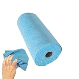 Rollo de toallas de microfibra – Fácil de rasgar paños absorbentes – Trapos de microfibra absorbentes, para cocina, baño, encimera de trabajo, cocina, utensilios, mesa de comedor